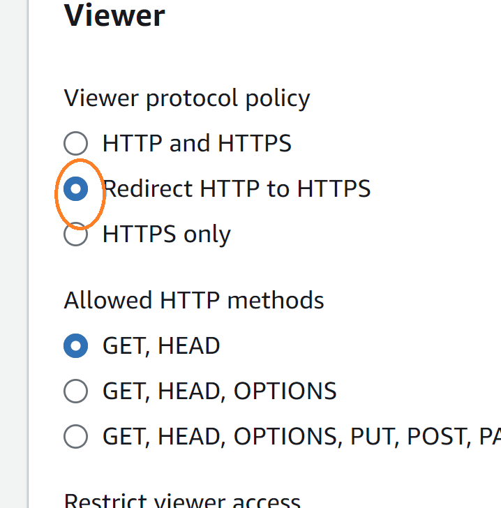 Viewer Protocol Policy