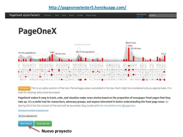 Tutorial PageOnex in Spanish