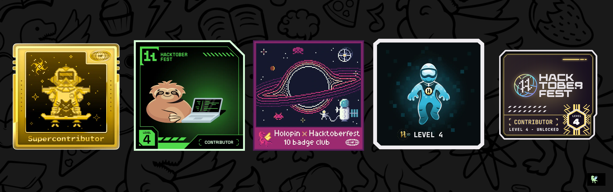 An image of @ludovicobesana's Holopin badges, which is a link to view their full Holopin profile