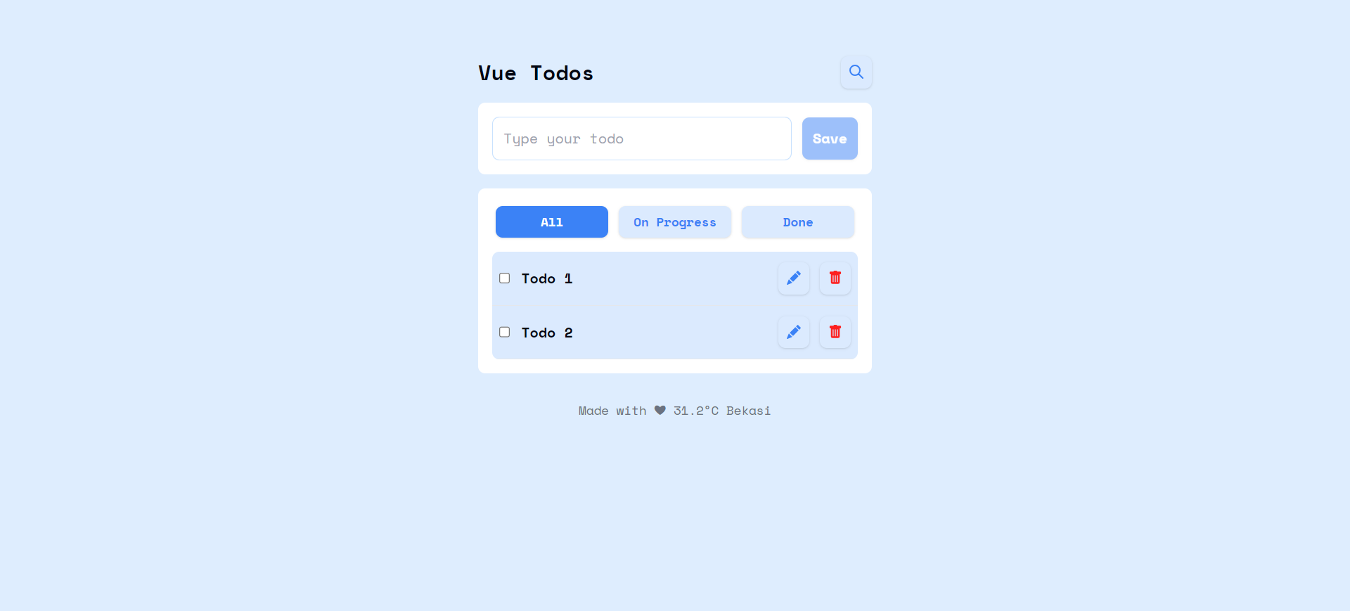 Preview App Todos