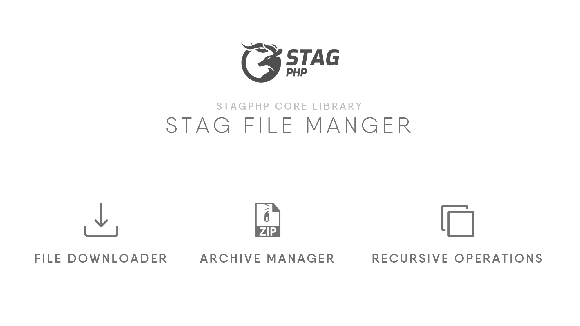 StagPHP File Manager Image