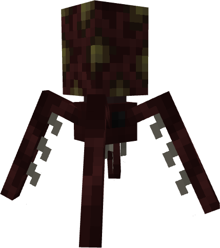 A spider-like creature made of flesh