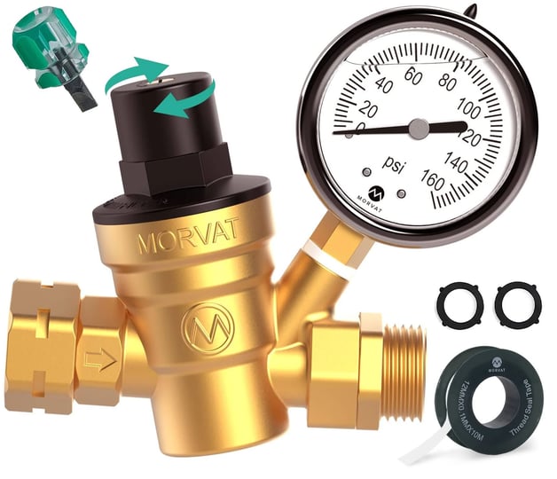 morvat-premium-lead-free-brass-rv-water-pressure-regulator-adjustable-valve-with-oil-filled-gauge-fo-1