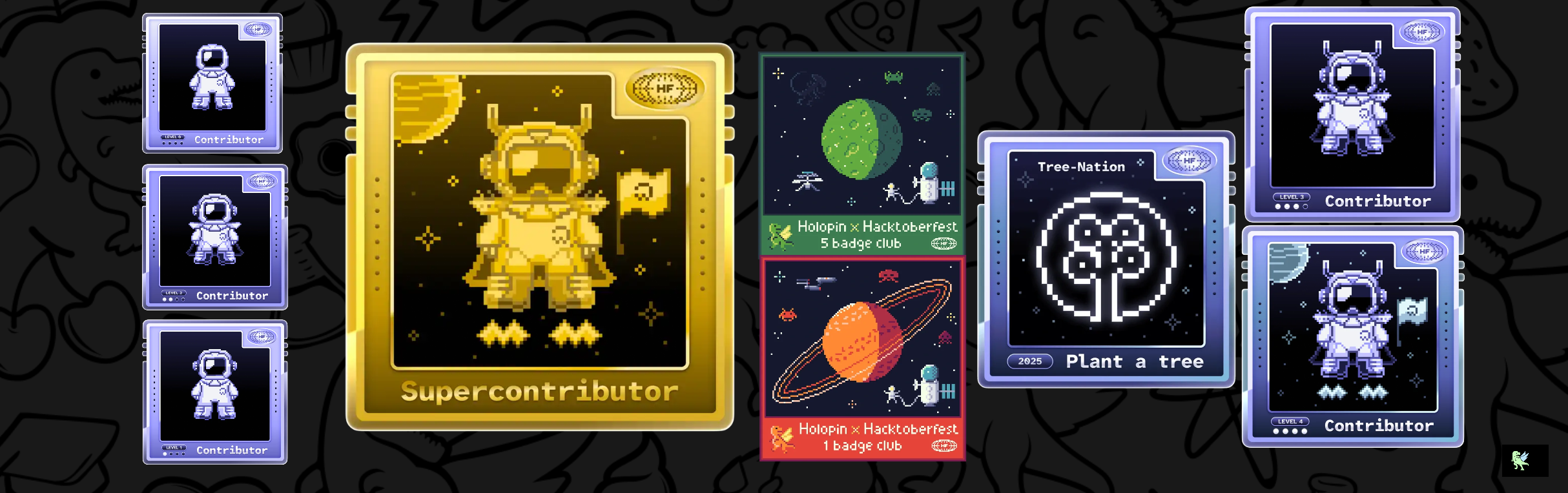 An image of @themanjeetkr's Holopin badges