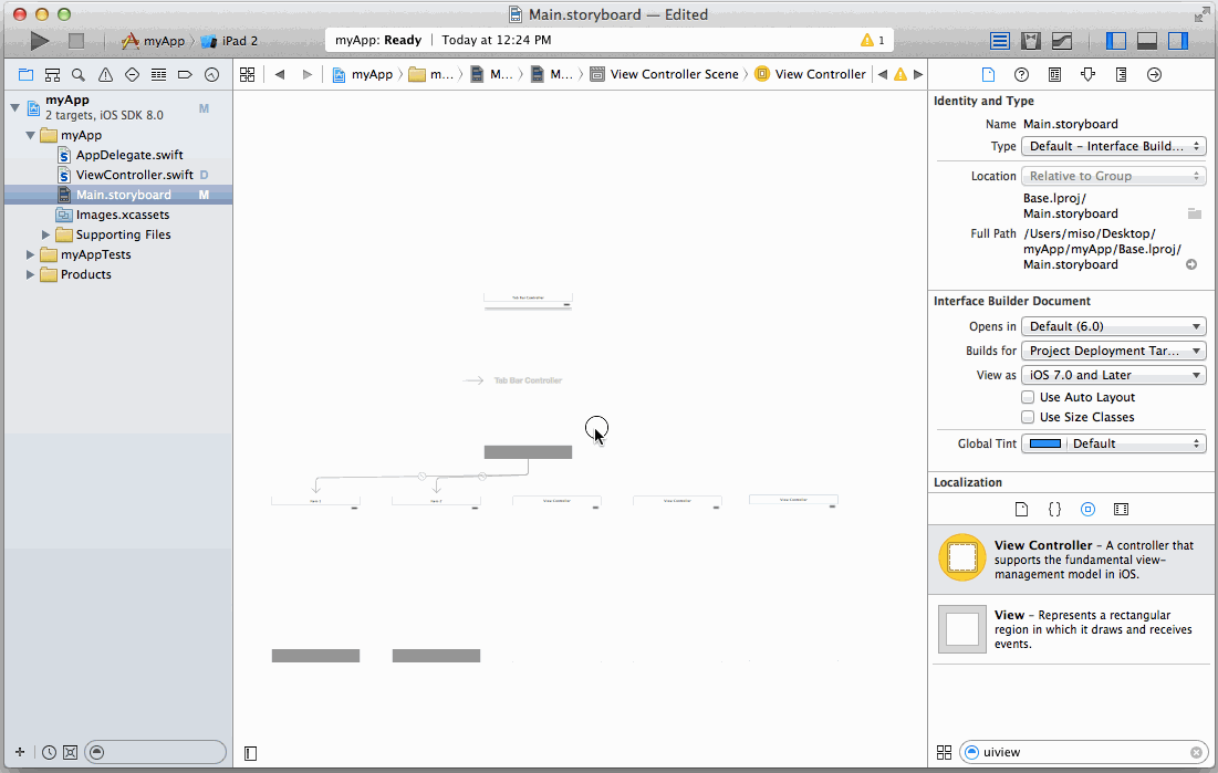 Add view controllers|600