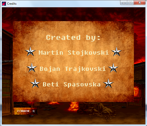 Screenshot credits