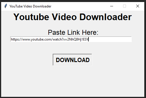 Click Download Button to Download the YouTube Video