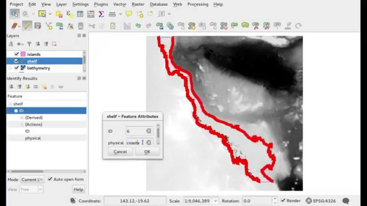 External boundary screencast