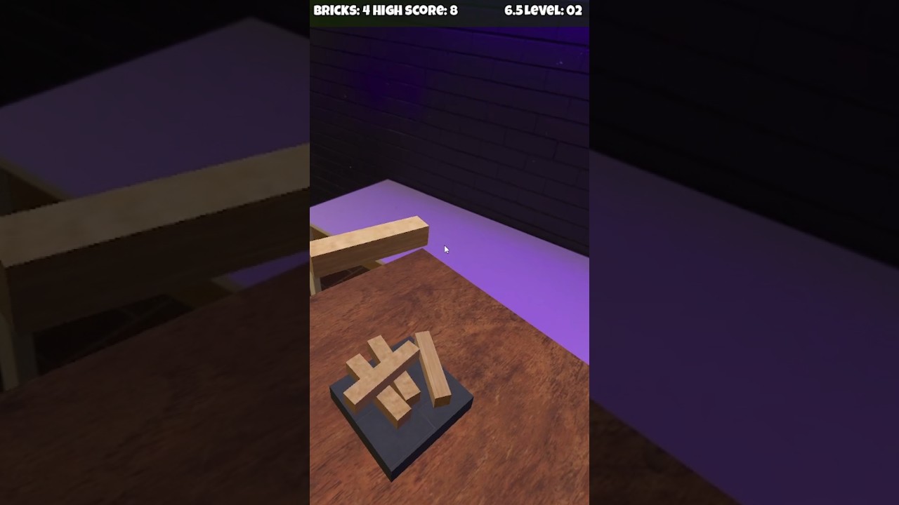 3D Wood Block Drop