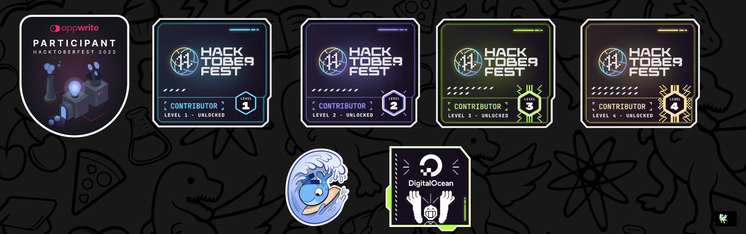 @kani10's Holopin board