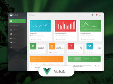 Vue Material Dashboard