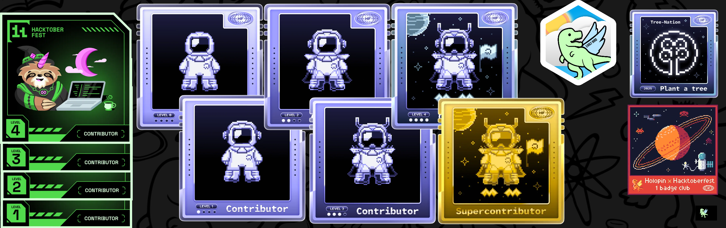 An image of @sohamgadekar's Holopin badges, which is a link to view their full Holopin profile