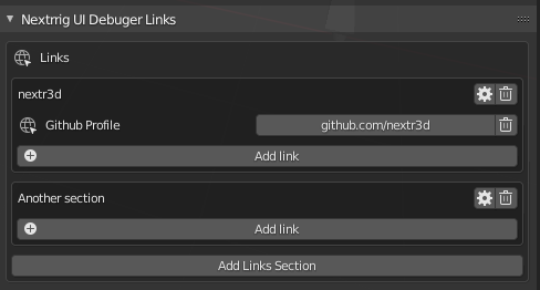 Link Section and Links