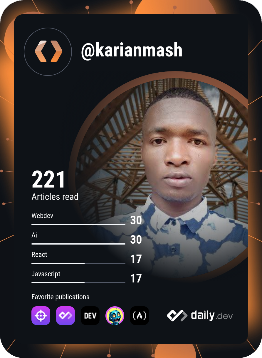 Ian Macharia's Dev Card