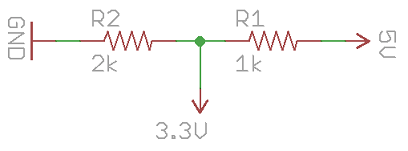 5V to 3.3V circuit