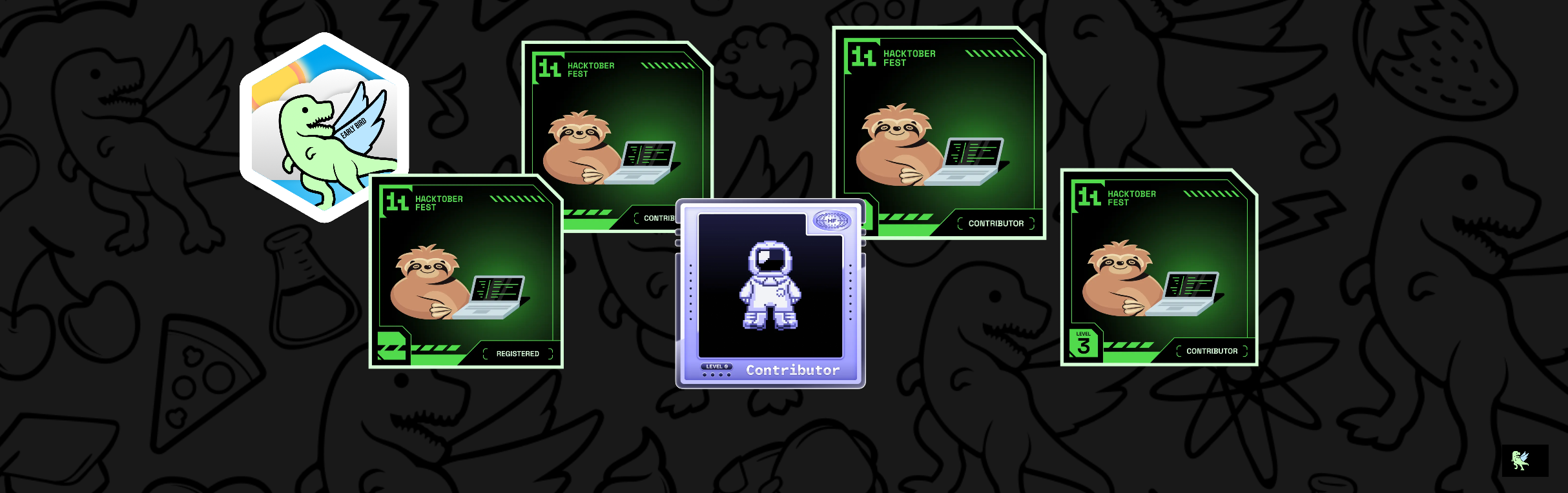 An image of @itsrafsanjani's Holopin badges, which is a link to view their full Holopin profile