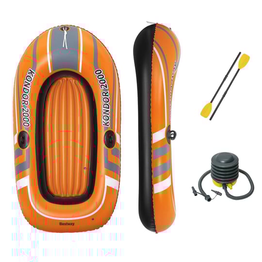 bestway-77x45-inches-hydroforce-inflatable-raft-set-with-oars-and-pump-1