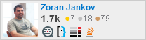 profile for Zoran Jankov on Stack Exchange, a network of free, community-driven Q&A sites