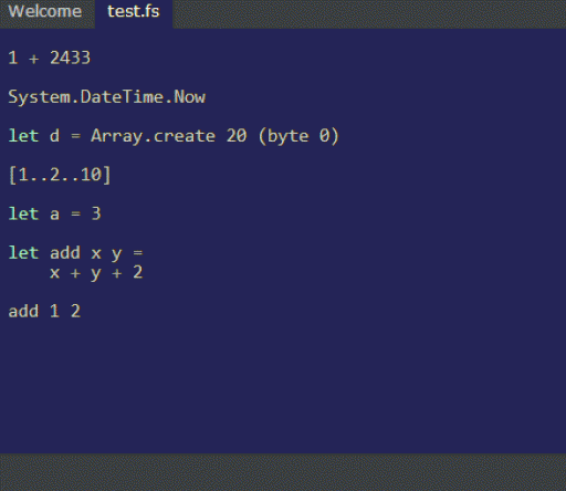 Example eval of selection