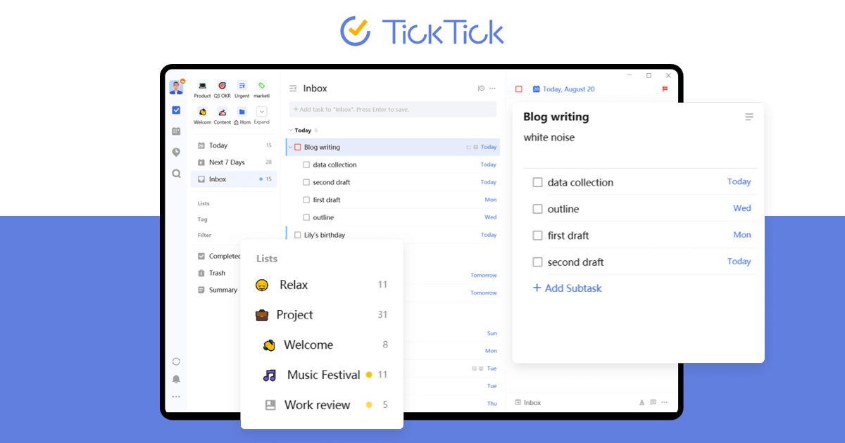 TickTick – Smart To-Do List&Plus · GitHub