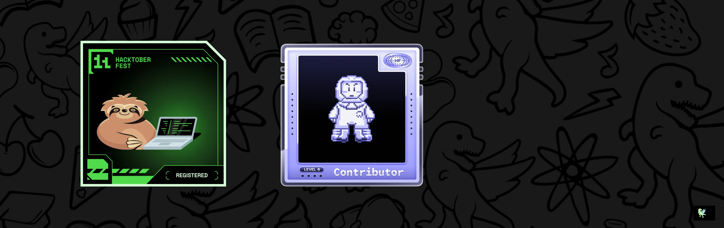 An image of @deadpoolx7's Holopin badges, which is a link to view their full Holopin profile