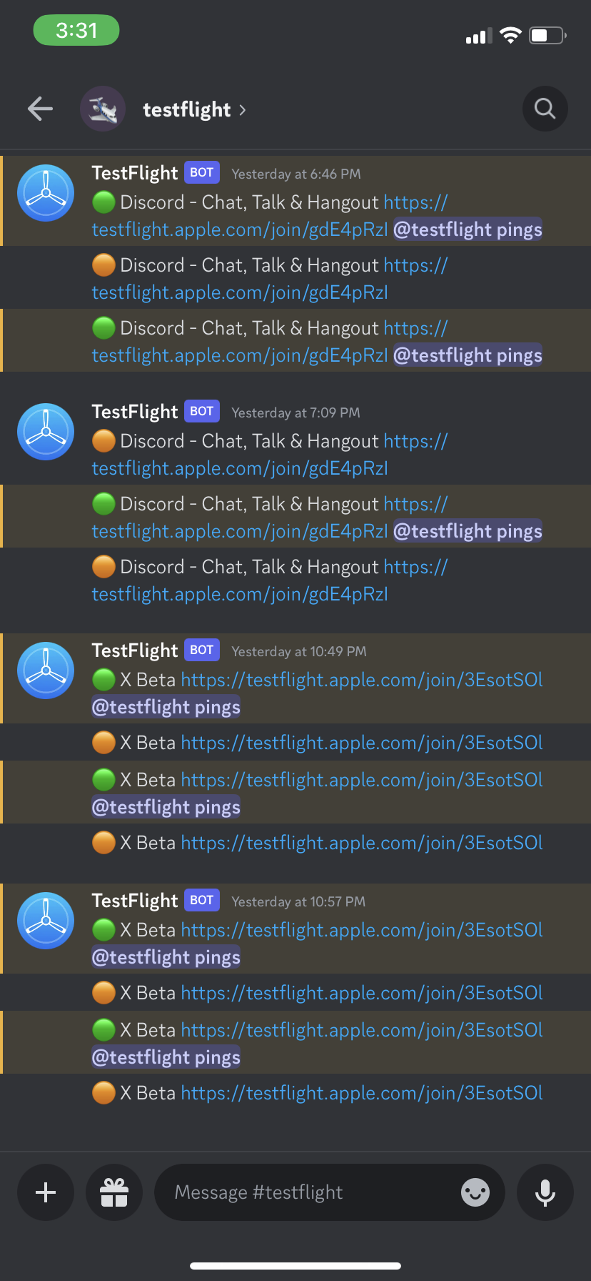 Discord screenshot