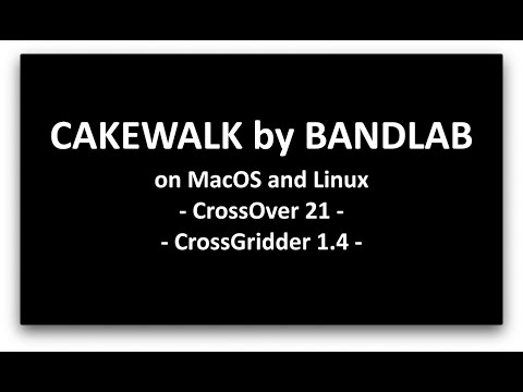 CakeWalk by Bandlab on MacOS and Linux