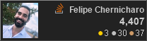 profile for Felipe Chernicharo at Stack Overflow, Q&A for professional and enthusiast programmers