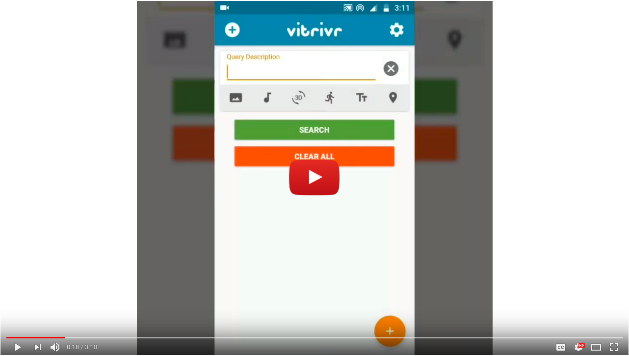 Demo of vitrivr App