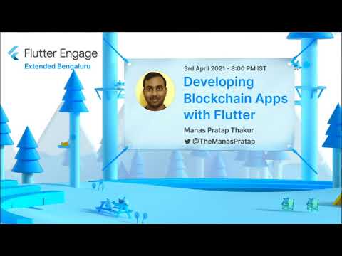 Developing blockchain app with flutter