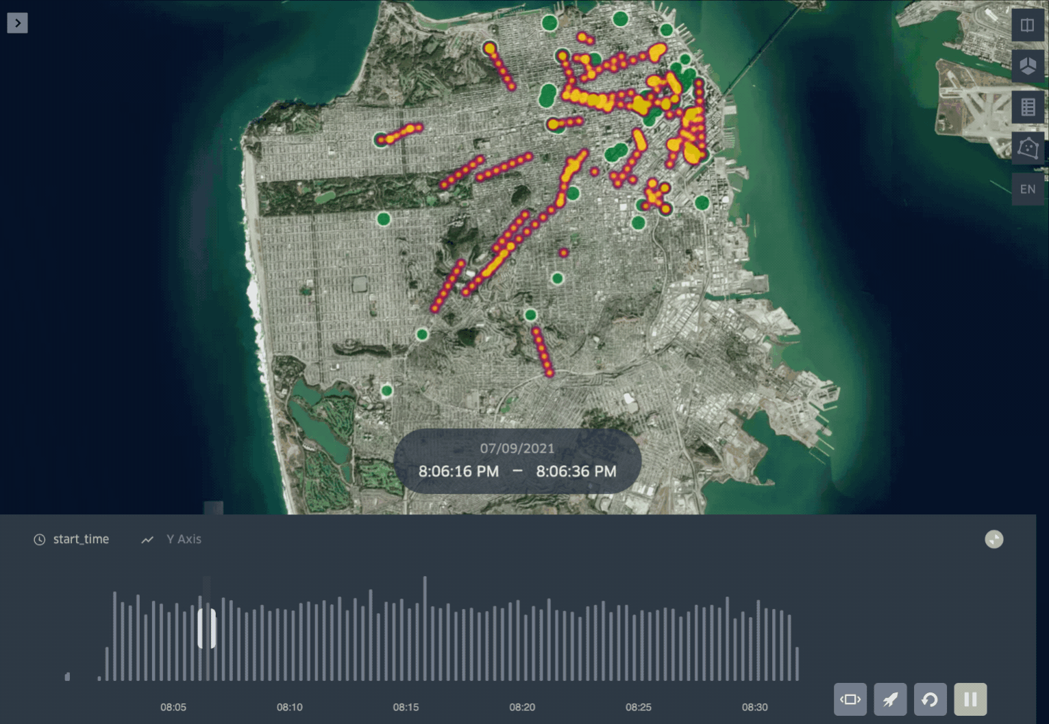 Driver Delivery Tracking with Kepler.gl