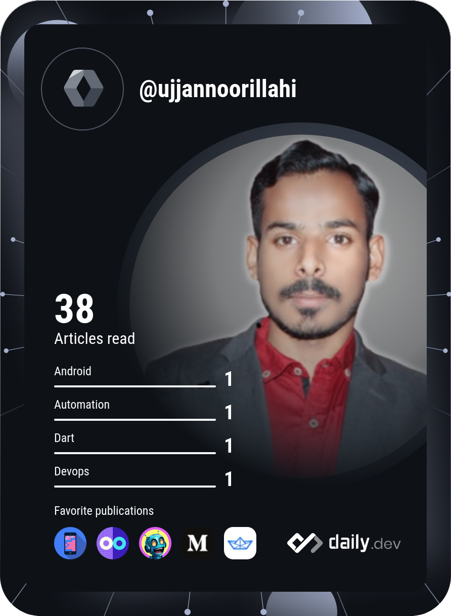 Noor Illahi's Dev Card