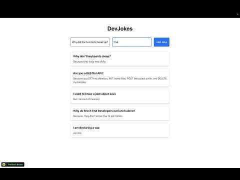 DevJokes App Demo
