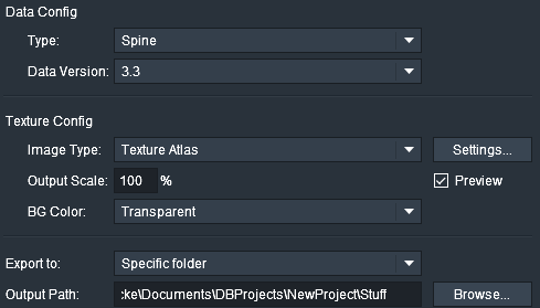 The Following Settings Work