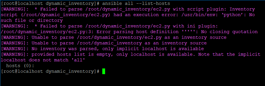 ansible_list_host