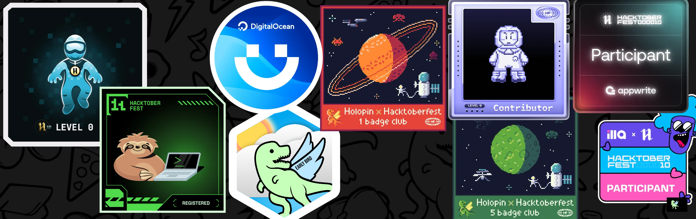 An image of @shubhipathak11's Holopin badges, which is a link to view their full Holopin profile