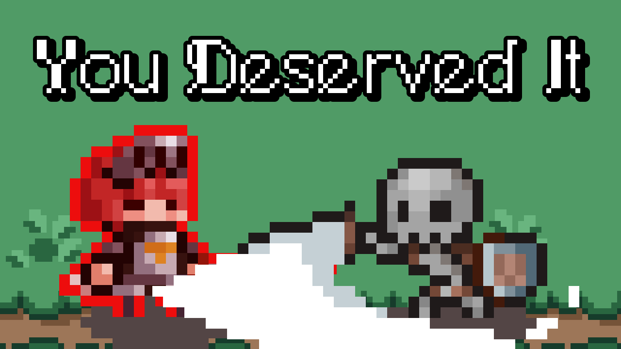 A skeleton hit a hero with a sword