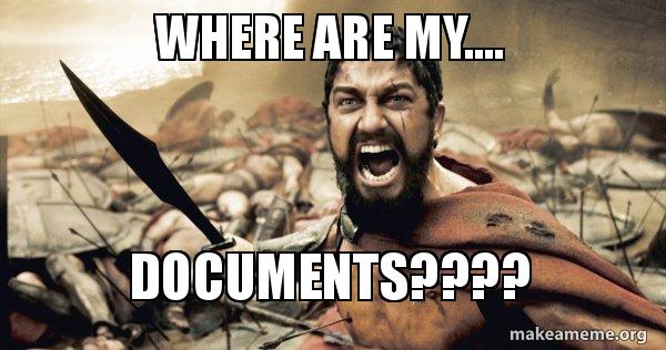 Where my documents