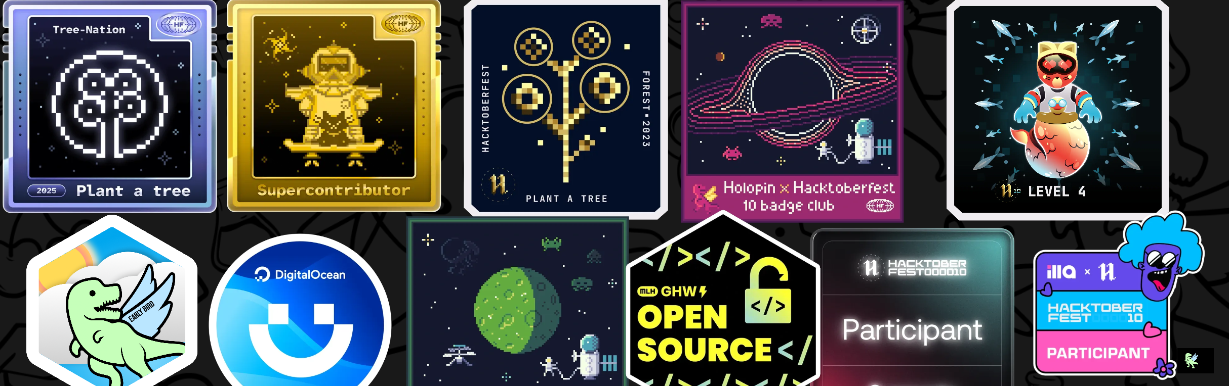 An image of @mavrick1's Holopin badges, which is a link to view their full Holopin profile