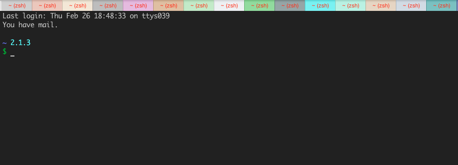 iterm2 rainbow tabs