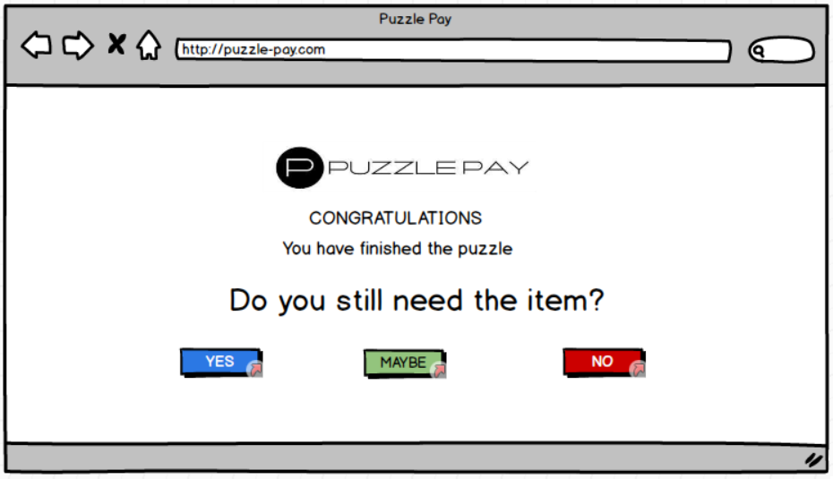 Puzzle pay finished