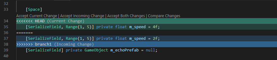 Conflit VS Code