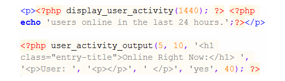 user-activity-functions