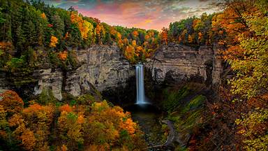 Taughannock Falls State Park in Trumansburg, New York (© Paul Massie Photography/Getty Images)