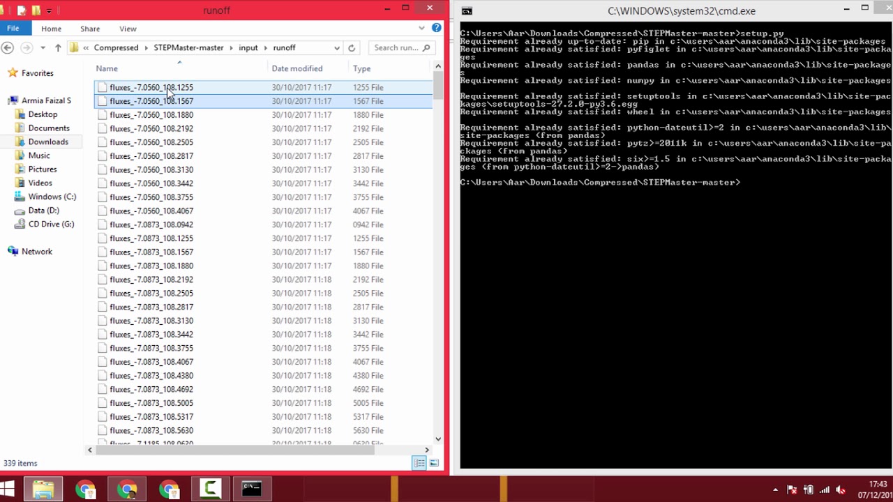 How to Run STEP (Sediment Transport & Erosion Prediction) on Windows