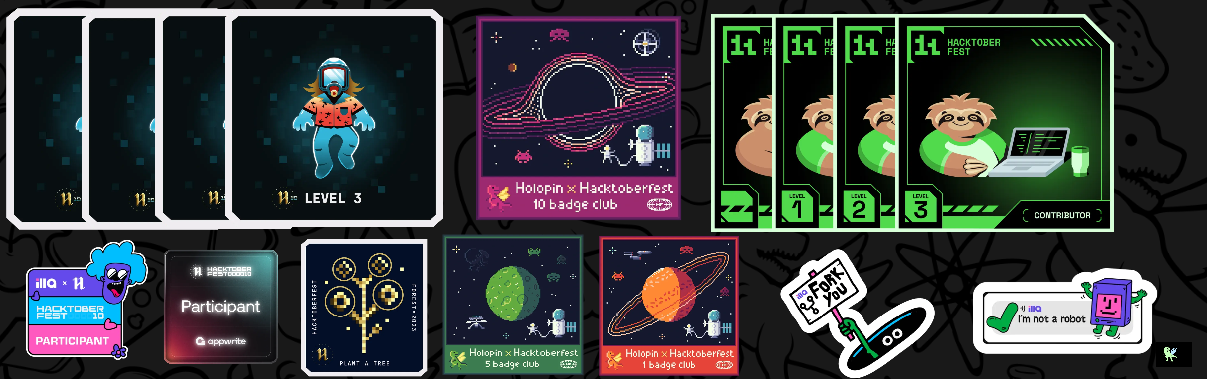 An image of @newtonfernandis's Holopin badges, which is a link to view their full Holopin profile