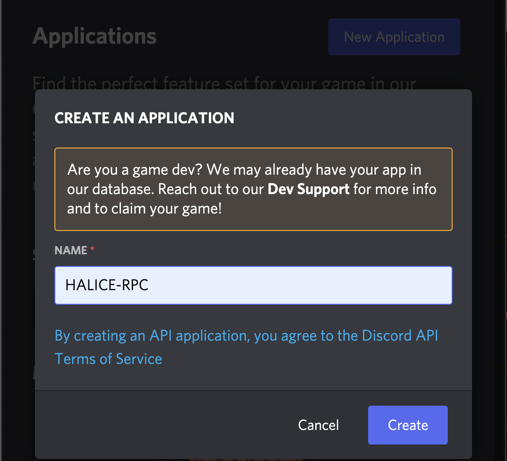 create app