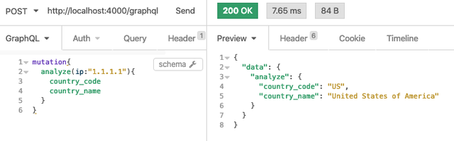 Backend Analyze ip