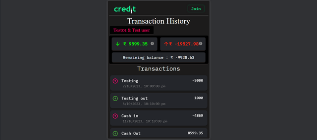 Transaction Detail