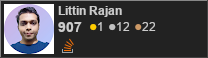 profile for Littin Rajan on Stack Exchange, a network of free, community-driven Q&A sites